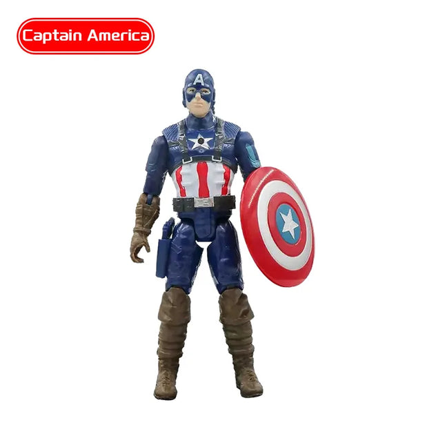 Avengers Hero Hulk Loki Spider Man Captain Marvel Thanos Action Figures Deadpool Iron Man Model Dolls Children Toy Birthday Gift