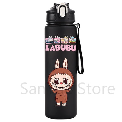 750Ml Cartoon Printed Large Capacity Water Bottle Teenger Student Drinking Portable Cartoon Outdoor Sport Water Cup Kid Gift