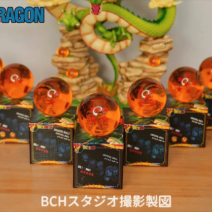 Collectible Medium Crystal Glass Stars Balls(27,35,43,57,76MM in Diameter) (D-3.5) Dragon Ball Z  Action Figure
