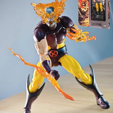 In Stock New CT Toys Hellverine Figure Wolverine Evil Wolf Mafex 096 138 X-Men Anime Action Figure Figurine Customized Toys Gift