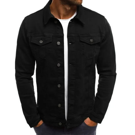 Men's Denim Jackets Cotton Vintage Classic Trend Motor&bicyle Autumn Jacket Men Slim Stretch Casual Jeans Cargo Coat Male Winter