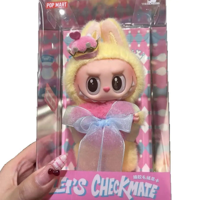 POP MART blind box POP MART LABUBU2025 new chess adventure series queen elevator yellow birthday gift, party