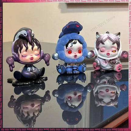 Genuine Spot Skullpanda Dream-Eating Animals Series Blind Box Hand Puppet Toy Model Collection Sp V7 Desktop Ornaments Gift