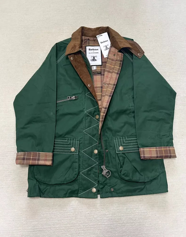 B@r Miss Zhong Co-branded Waxed Jacket For Women