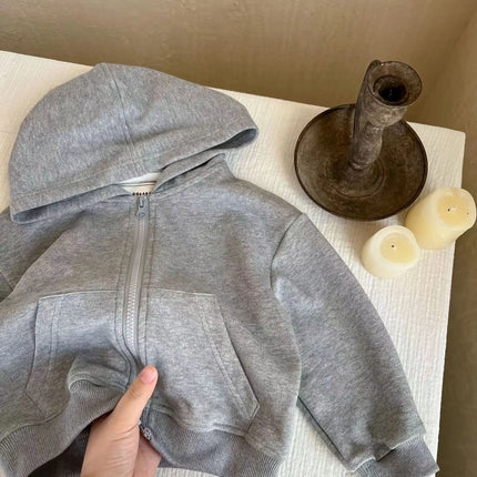 Cute Sanrio Zipper Hoodie 2 to 12 Year Girl Sweatshirt Autumn and Winter Long Sleeve Harajuku Jumper Series Sewing Casual Hoodie