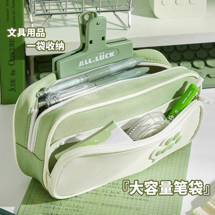 Super Mario Dog Claw Large Capacity Pencil Case Anime Cartoon Fashion Stationery Storage Bags Boys Girls Cute Pen Box Gifts