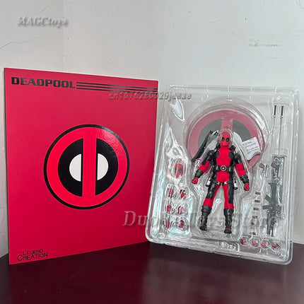 Mezco Deadpool Wolverine Figure X-Mem Action Figures Wolverine Deadpool Super Hero Series Joints Movable Model Toys Collection