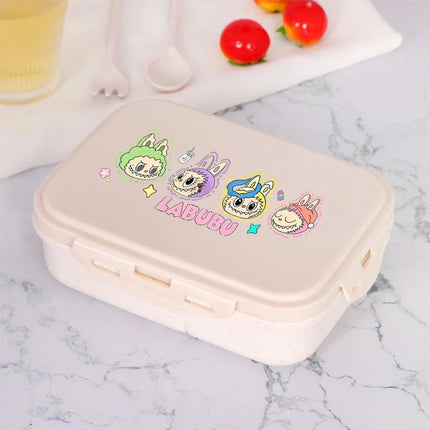 Lunch Bag Cartoon Crystal Sticker Warming Box Portable Outdoor Picnic Food Storage Bags Large Capacity Bento Boxs Gifts