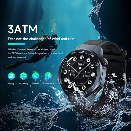 Fanwear New Watch GT5 Pro Smart Watch Men HD AMOLED Sapphire Screen GPS Tracker BT Call Health Waterproof Smartwatch Heart Rate
