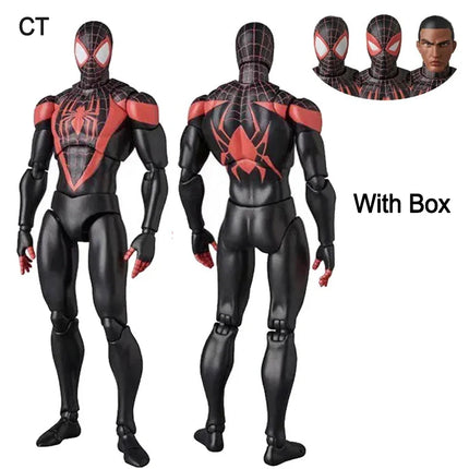 Ct Spiderman 092 Figure 2099 Spider Man Across The Spider-verse Miles Morales Shf Action Figure Model Figurine Collection Toys