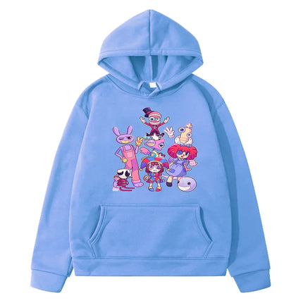 Hoodies Boys Girls The Amazing Digital Circus Pullovers Spring Fashion Clothes Kids Cartoon Long Sleeve Child Sweatshirts Tops