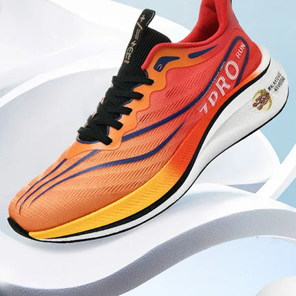 Summer Men's Running Shoes New Professional Carbon Plate Sports Training Shoes Outdoor Non-slip Shock-absorbing Tennis Shoes