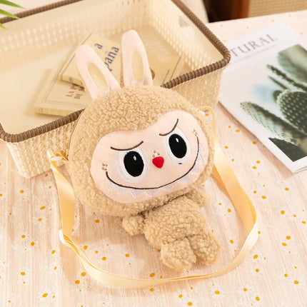 2025 New Cartoon bag Cute Plush Bunny Avatar Crossbody Creative Cartoon Shoulder Hand Fashion Bag Coin Purse Plush Bag