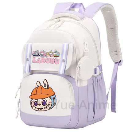 Cute Printed Backpack Teenager Student Girl Boy Knapsack Large Capacity Waterproof Casual Bag Coin Purse Women Laptop Travel Bag