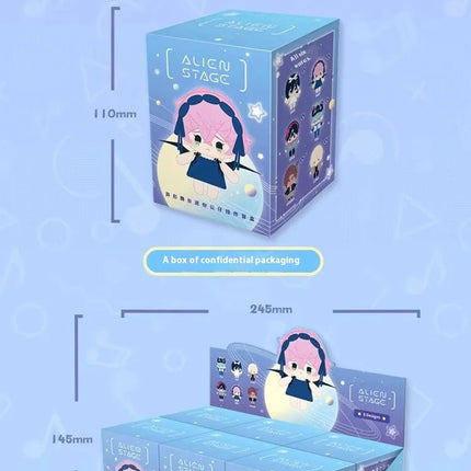 Genuine Alien Stage Blind Box Cartoon Ivan Doll Mizi Cute Pendant Suprise Box Key Chain Alien Stage New Mini Doll Birthday Gifft