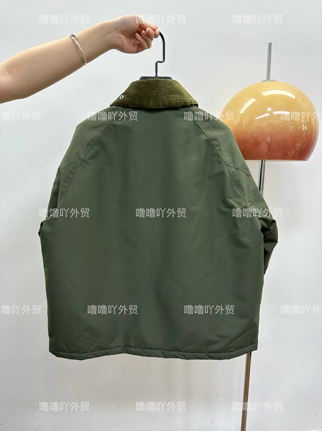 B@r Transport Corduroy Lapel Wax Free Jacket Cotton Loose Jacket Men's And Women's
