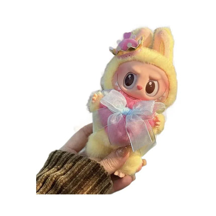 POP MART blind box POP MART LABUBU2025 new chess adventure series queen elevator yellow birthday gift, party