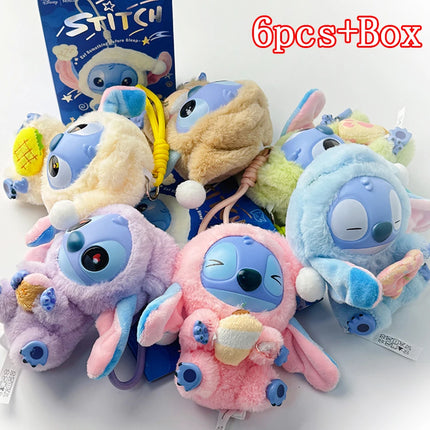 New Stitch Blind Box Bag Eat Some Thing Before Sleep Series Vinyl Pendant Cute Doll Mystery Box Fluffy Doll Birthday Gift