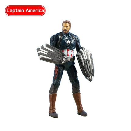 Avengers Hero Hulk Loki Spider Man Captain Marvel Thanos Action Figures Deadpool Iron Man Model Dolls Children Toy Birthday Gift