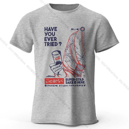Hand-drawn Japanese Art T-shirt - Urban Kawaii Design for Men Women 100% Cotton Streetwear