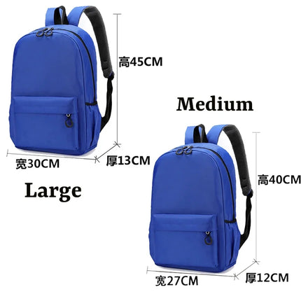 Disney Stitch Waterproof Backpacks for Students Anime Cartoon High-capacity Schoolbag Boys Girls Letter A-Z Printed Backpack