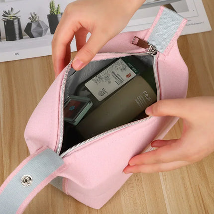 Disney Stitch Fashion Makeup Pouch for Women Anime High-capacity Cosmetic Bag Cartoon Letter A-Z Portable Handbag Washing Bags