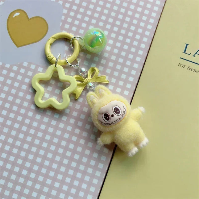 Cartoon 3.0 Labu Keychain Backpack Keyring Pendant Couple Pendant Students High Quality Key Ring Festivel Gifts