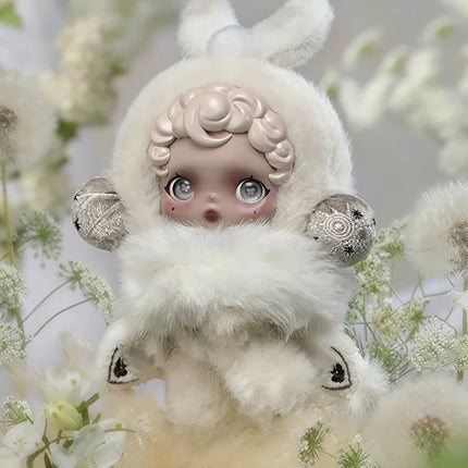 2025 Original Skullpanda Light Weaving Garden Series SP Vinyl Face Plush pendent doll blind box Mystery Box Collection Toys Gift