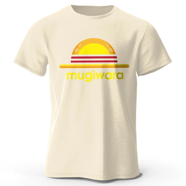 Men's Mugiwara Printed T-Shirt 100% Cotton Oversized Classic Vintage Graphic Tees for Men Women Summer Tops