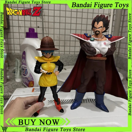 Dragon Ball Z Saiyan King Vegeta Vegetaiii Cloak Series Bulma Anime Standing Figure Figurine Model Statue Ornament Kid Xmas Gift