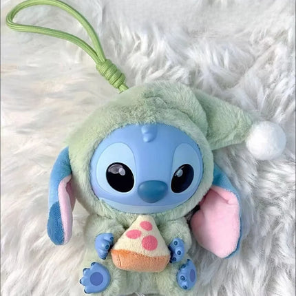 New Genuine  Stitch Eat Some Thing Before Sleep Series Vinyl Blind Box Bag Pendant Cute Doll Mystery Box Toy Birthday Gift