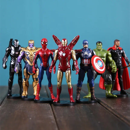 ZD Original Avengers Iron Man Spider Man GREEN GOBLIN VENOM 2099 Thor Captain America Thanos Hulk War Machine Action Figures Toy
