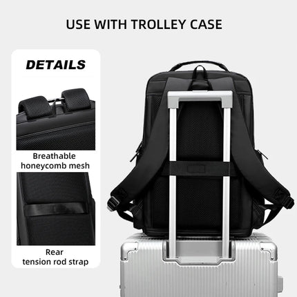 Waterproof 15.6 Inch Laptop Backpack for Man Large Travel Backpacks for Airplane Japanese Fashion School Bag Boy Male Mochila
