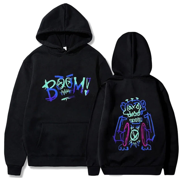 Arcane Jinx Graffiti Hoodies Men Women Anime Hoodie Harajuku O-neck Pullover Fashion Casual Hip Hop Streetwear Fans Gift Unisex