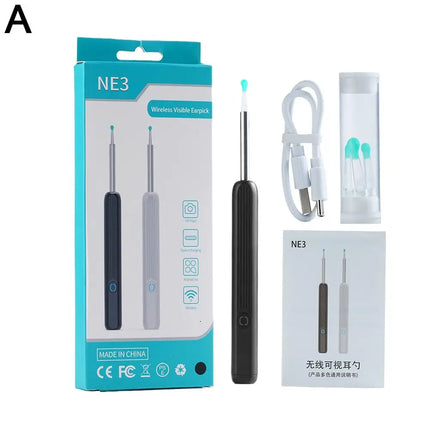 HD Intelligent Visual Luminous Ear Spoon Visual Ear Collecting Endoscope Set Smart Visual Ear Cleaner Wax Removal Tool