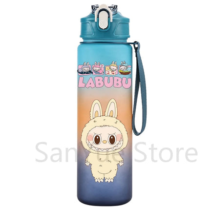 750Ml Cartoon Printed Large Capacity Water Bottle Teenger Student Drinking Portable Cartoon Outdoor Sport Water Cup Kid Gift
