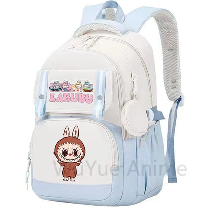 Cute Printed Backpack Teenager Student Girl Boy Knapsack Large Capacity Waterproof Casual Bag Coin Purse Women Laptop Travel Bag