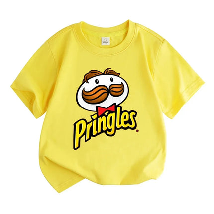 Letter Children 100% Cotton T-Shirt Combination Tee Shirts Cartoons Kawaii Kid Casual Clothes Girl Boy Harajuku Tops