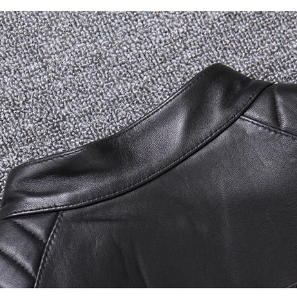 Sheepskin 100% Real Coat Men Autumn Winter Clothes Men's Leather Jacket 2023 Streetwear Moto Bliker Genuine Leathers 680