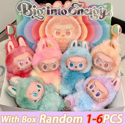 17CM la bubu V3 Blind Box Keychain Backpack Decoration Kawaii Kid Anime Figurine Toys Surprise Christmas Gift Mystery Box