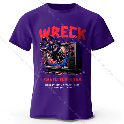Expressive Hand-Painted T-Shirt 100% Premium Cotton Striking Graphic Tee for Bold Fashion Statements