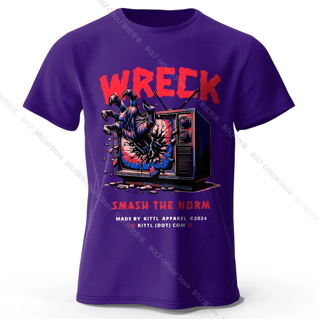 Expressive Hand-Painted T-Shirt 100% Premium Cotton Striking Graphic Tee for Bold Fashion Statements