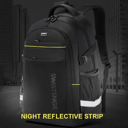 New Waterproof 17.3 Inch Laptop Backpack Men Vintage School Bag Girl Fashion Swiss Backpack Travel Women Rucksack Male Mochila