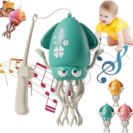 Mini Decompression Toy Demonic Dance Octopus Toy Fishing 3 To 6 Years Old Child Birthday Gift