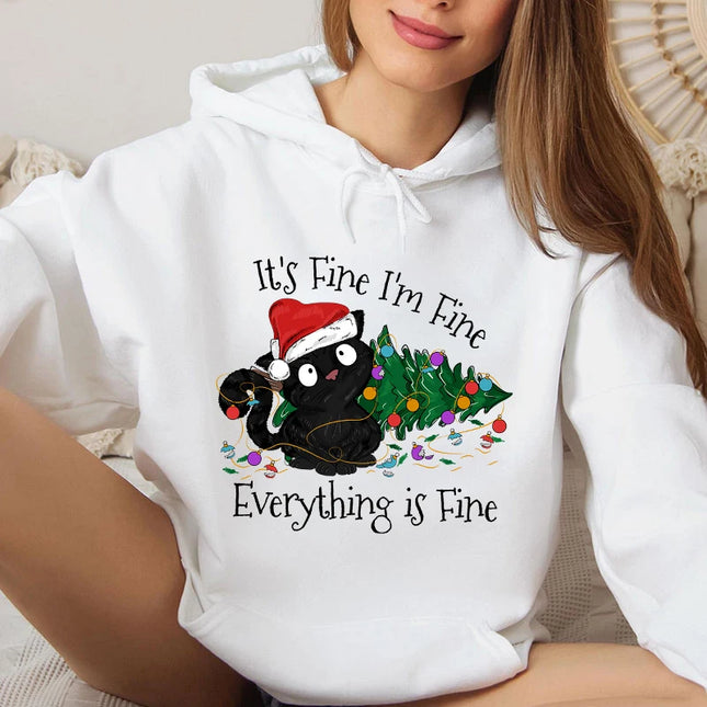 Spooky Vibes Halloween Ghost Hoodie Winter Warm Long Sleeve Hoodies Women Sweatshirt Harajuku Cartoon Sudaderas Unisex Hoody