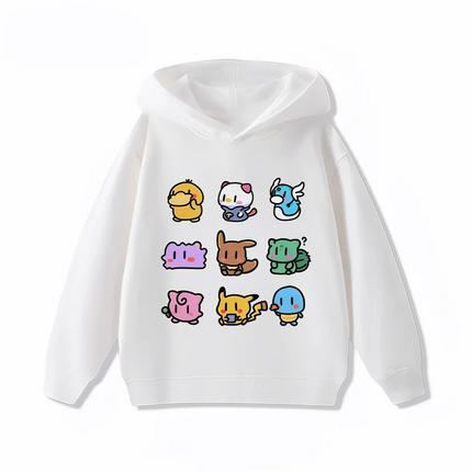 Potdemiel Pikachu Kids Hoodie  Soft and Comfortable Suitable for Boys and Girls Warm in Autumn and Winter Kids Hoodie Sweatshirt