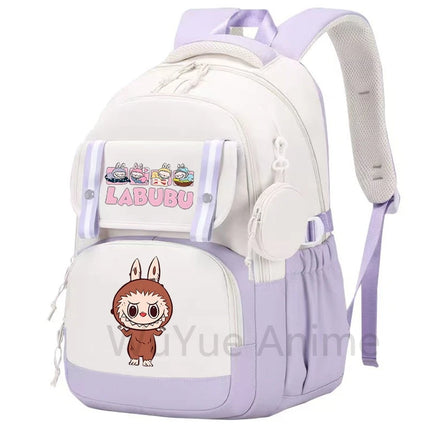 Cute Printed Backpack Teenager Student Girl Boy Knapsack Large Capacity Waterproof Casual Bag Coin Purse Women Laptop Travel Bag