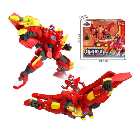 Mini Force 2 Super Dino Power Transformation Robot Toys Action Figures MiniForce X Simulation Animal Deformation Dinosaur Toy