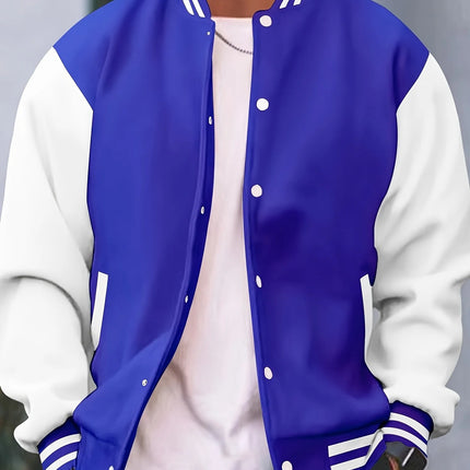 Autumn and Winter New Men's Fashion Buttons Fashion Versatile Multi-color Men's and Women's Streetwear Baseball Jacket