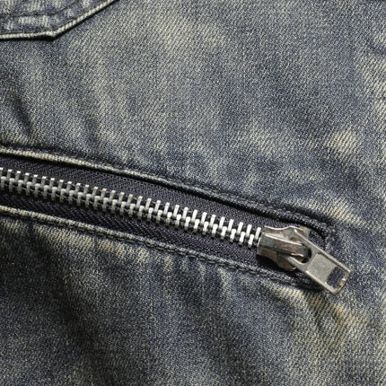 2024 New Men's High Quality Fashion with Handsome Retro Trend Leisure Spring and Autumn Good Zipper Denim Jacket  None   M-6XL
